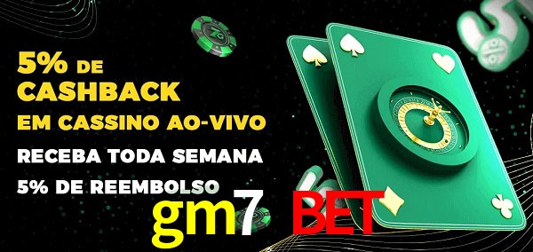 Promoções do cassino ao Vivo gm7 bet